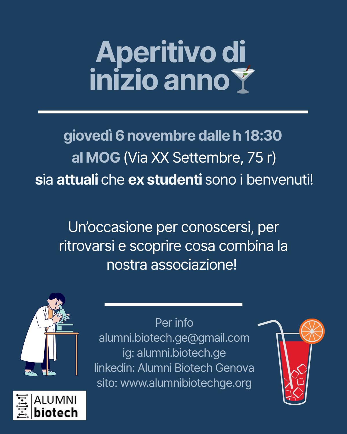 Aperitivo di inizio anno